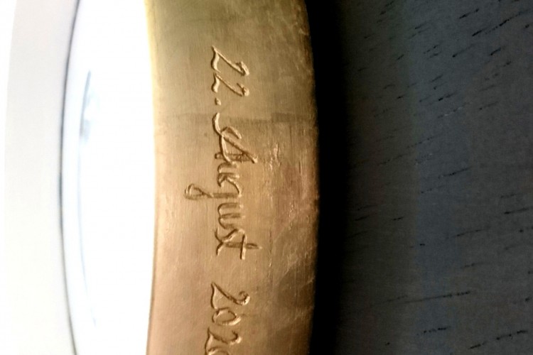 Bilderrahmen für Hochzeitsbild, Fotografie hinter Glas