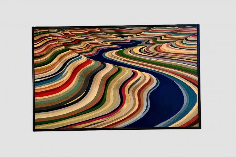 Schattenfugenrahmen zweifärbig