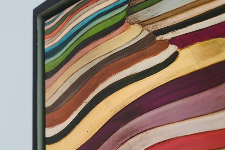 Schattenfugenrahmen zweifärbig