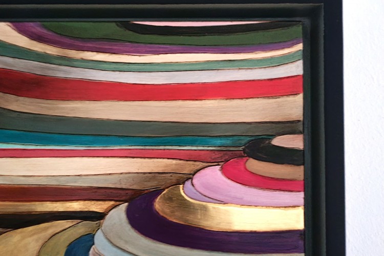 Schattenfugenrahmen zweifärbig